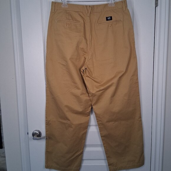 Vans Authentic Chino Men's 36x31.5 Straight Gold Baggy Skater Streetwear - Picture 3 of 6